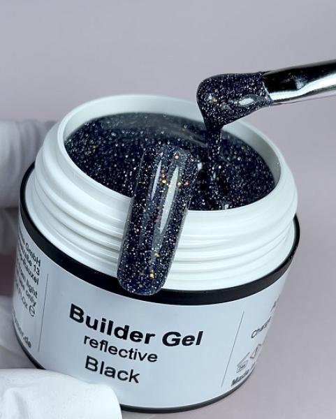 Builder Gel Black reflective Karl Diamant 30 ml